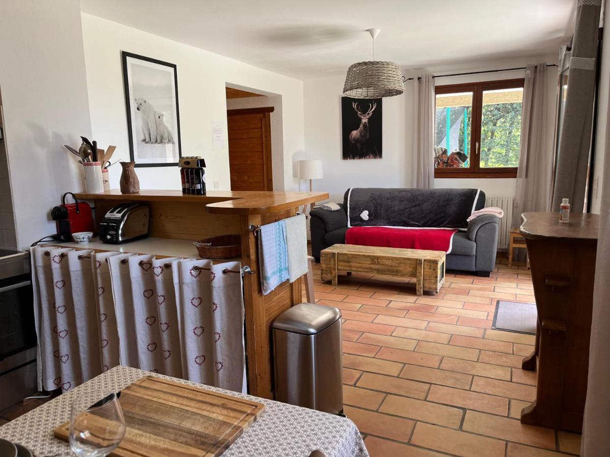 Appartement Rez De Jardin, 2 Chambres/ 4 Personnes, Garage. บรีอองซง ภายนอก รูปภาพ